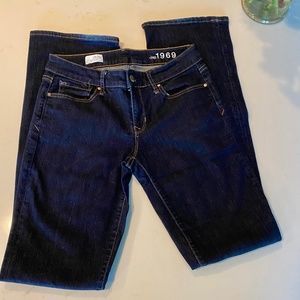 GAP Sexy Bootcut Dark Rinse Jeans Size 6L